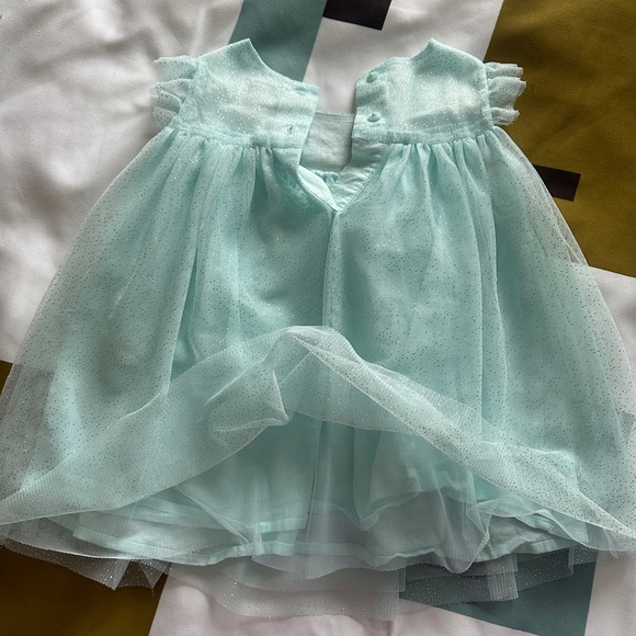 Icy blue baby dress - Picture 2 of 3